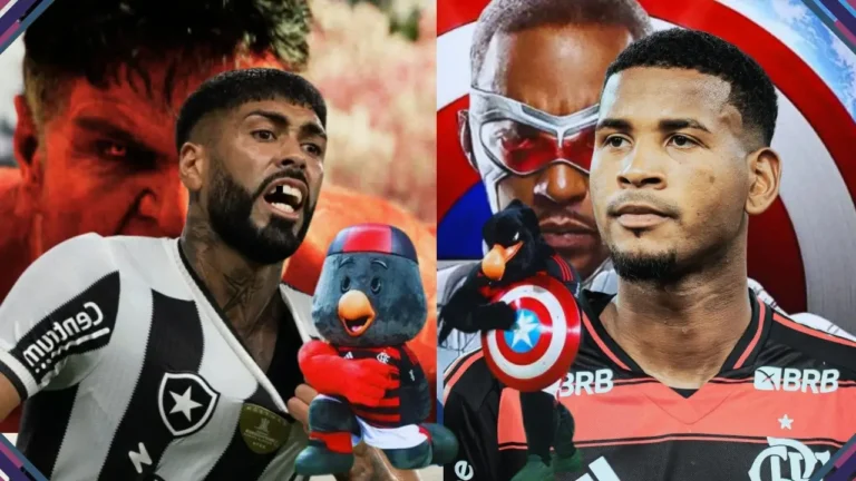Capitão América em Flamengo e Botafogo com desfecho inusitado