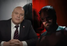 Matt Murdock e Wilson Fisk na série Demolidor: Renascido do Disney Plus