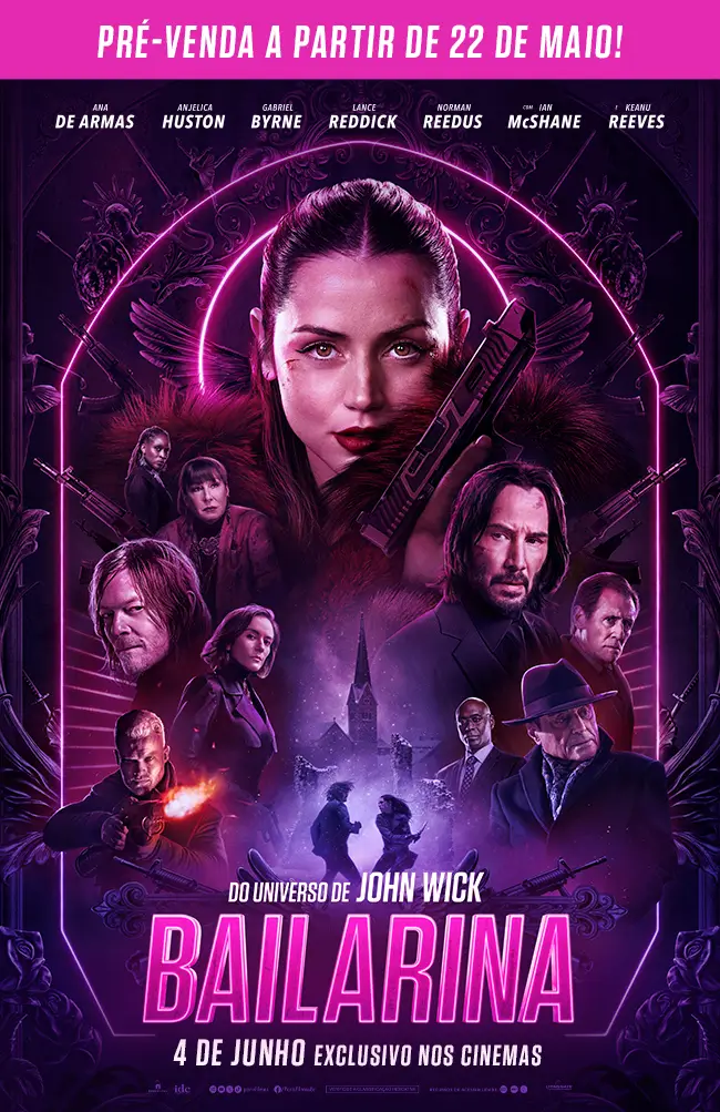 Pré-venda de Bailarina, spin-off de John Wick, começou! 3 Pôster oficial do filme Ballerina