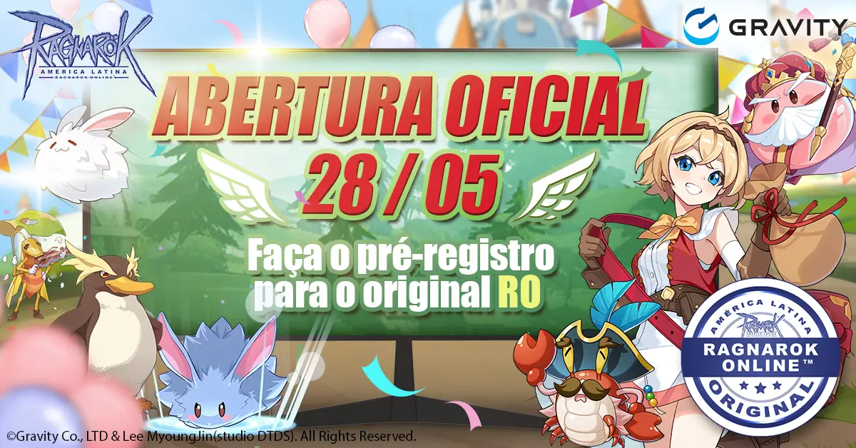 Ragnarok Online Latam está com pré-registro aberto; conheça o jogo clássico dos MMORPGs! 4 Reserve o nome do seu personagem no jogo antes do lançamento oficial — Imagem: Reprodução/Gravity