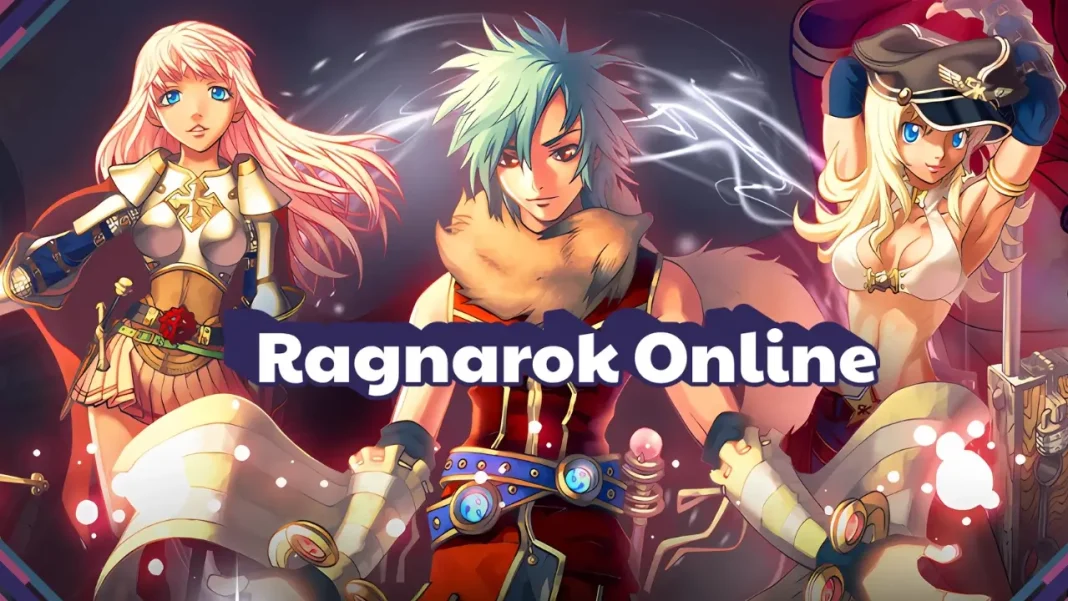 Ragnarok Online Latam com personagens em destaque e logo oficial