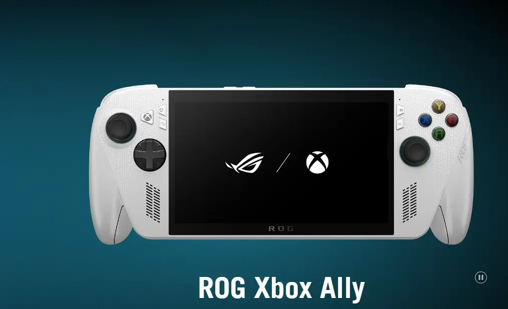 ROG Xbox Ally: o portátil que quer ser seu próximo console principal 2 asus rog xbox console portatil branco detalhes 2025