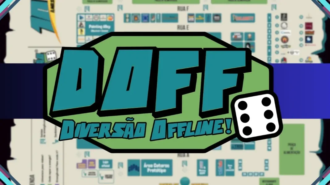 Mapa Oficial do Diversão Offline 2025 é Revelado com diversos estandes para aproveitar.