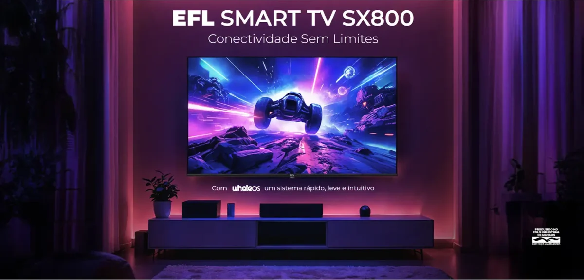 EFL estreia na Eletrolar Show 2025 com TVs Smart fabricadas no Brasil 1 efl fabricante brasileira smart tv detalhes