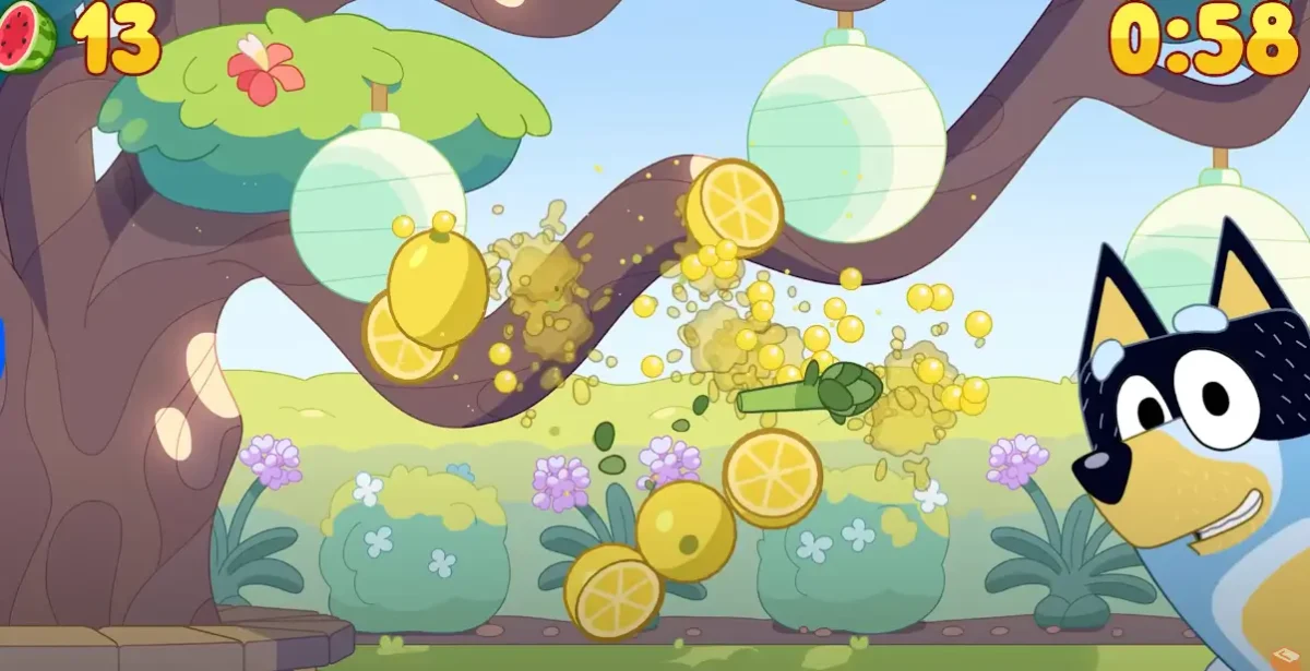 Bluey ganha evento em Fruit Ninja Classic+ no Apple Arcade 1 Bluey em colaboração com Fruit Ninja Classic+