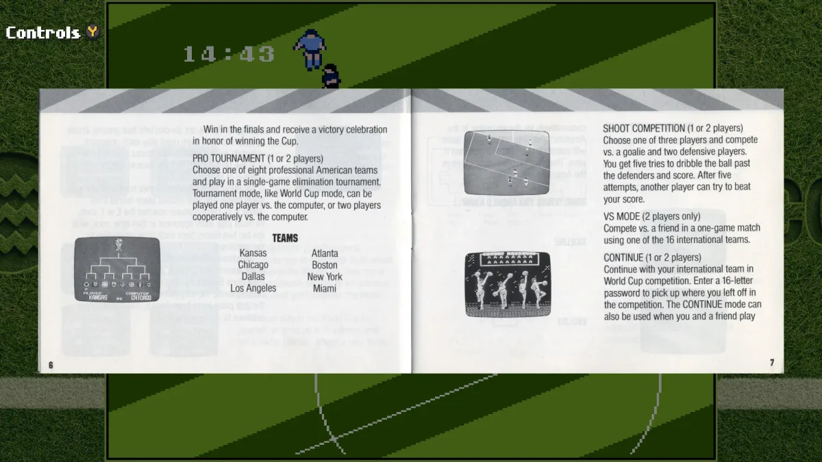 Review GOAL! e Super GOAL! (Jaleco Sports: GOAL!) 2 jaleco goal 1 manual jogos cenario