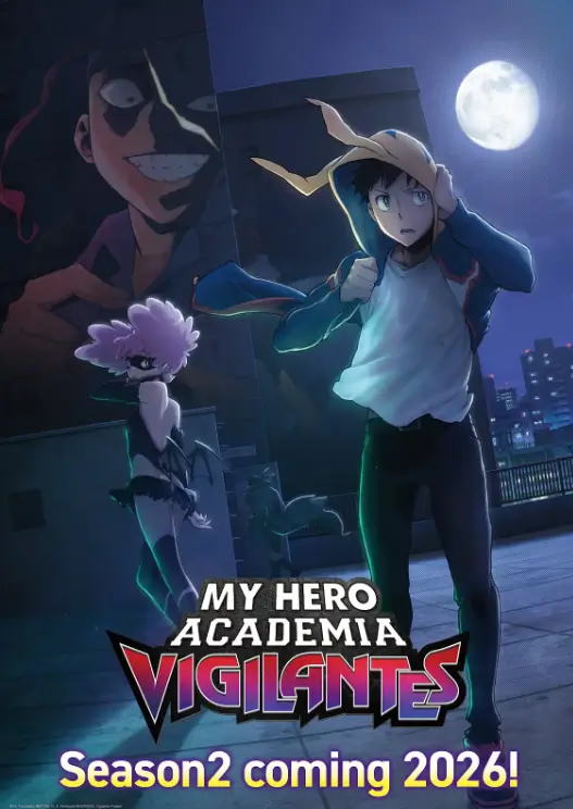 Pôster oficial de MHA: Vigilantes — Créditos: TOHO Animation