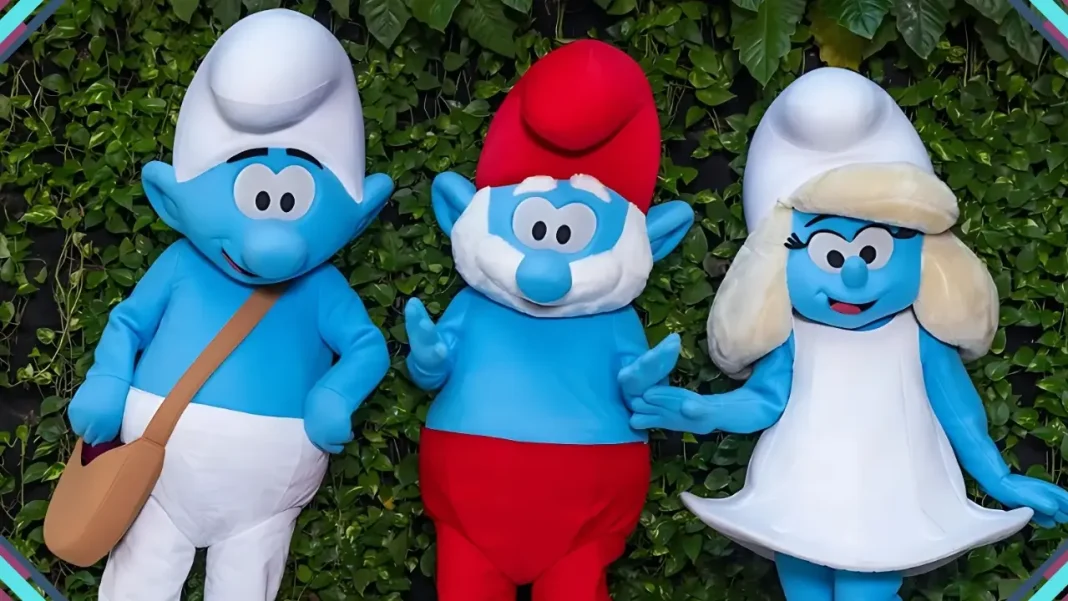 Smurfs invadem o Shopping Market Place