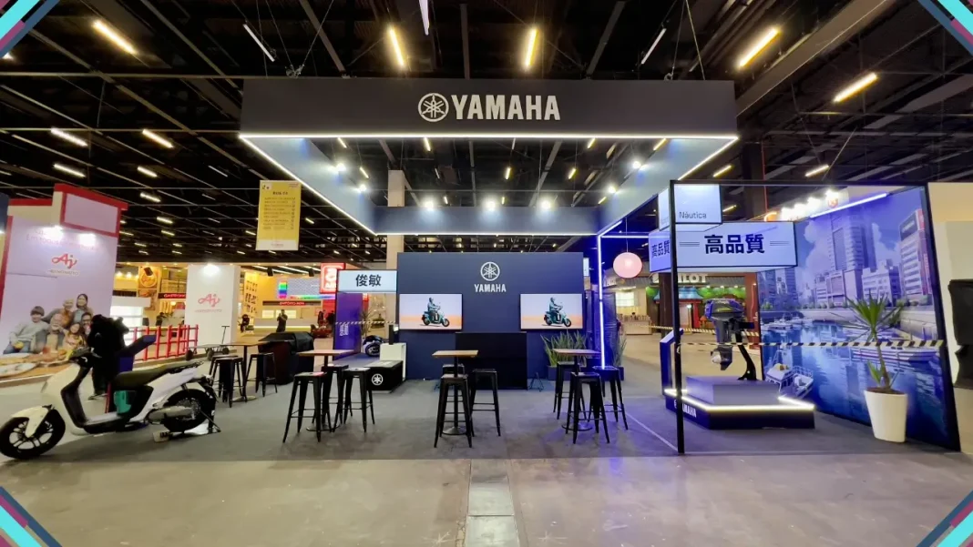 Estande da Yamaha no festival do japão 2025
