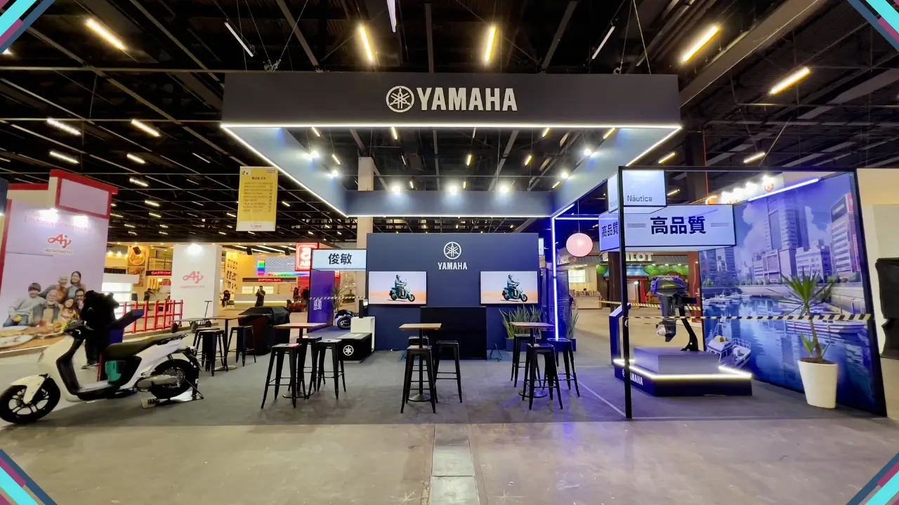 Estande da Yamaha no festival do japão 2025