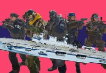 A imagem exibe personagens do jogo de CS2.