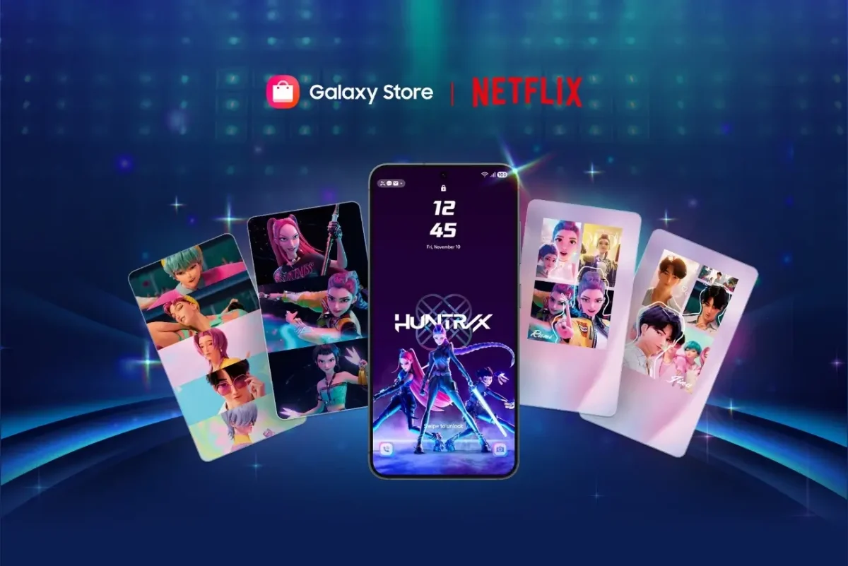 Samsung e Netflix lançam temas exclusivos de KPop Demon Hunters para Galaxy 1 samsung netflix papel parede hunters