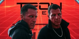 Imagem para as faixas musicais de Tron: Ares por Nine Inch Nails