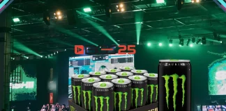 Monster Energy na Brasil Game Show 2025 no Distrito do Anhembi