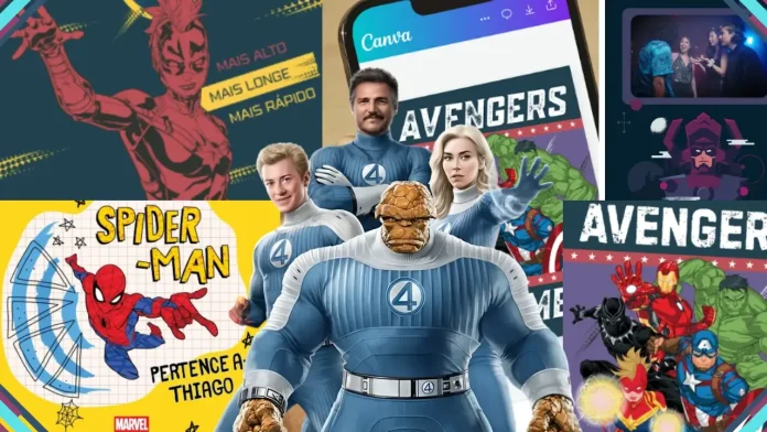 Canva lança coleção exclusiva de layouts Marvel com mais de 180 modelos oficiais