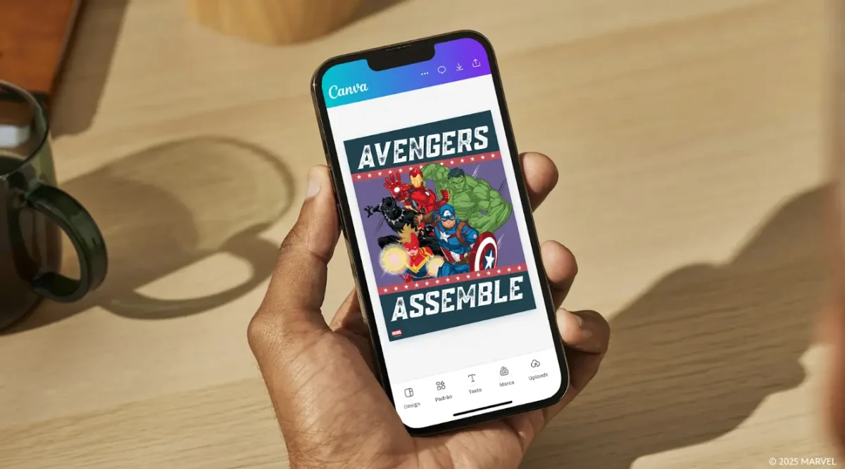 Canva lança coleção exclusiva de layouts Marvel com mais de 180 modelos prontos 1 canva banners marvel parcerias imagem