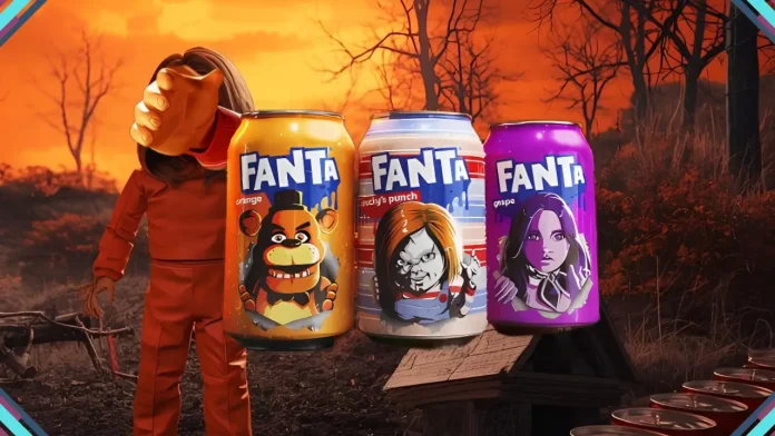 Brinquedo Assassino, M3GAN e Five Nights at Freddy's – O Pesadelo Sem Fim com latas colecionáveis da FANTA