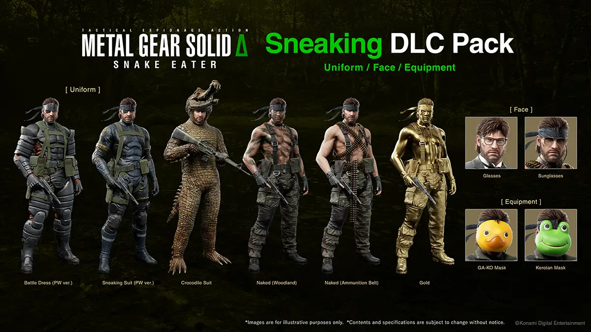 Metal Gear Solid Δ: Snake Eater edição exclusiva onde encontrar no Brasil 2 Pacotes com skins de Metal Gear Solid Delta Snake Eater Tactical Edition