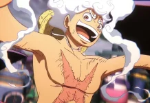 Imagem exibe Luffy em ação no episódio 1142 do anime de One Piece.