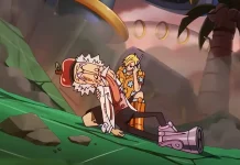 Sanji segurando Vegapunk no episódio 1143 de One Piece