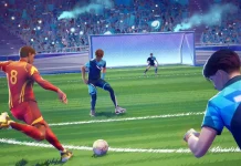 Teste o jogo gratuitamente de futebol no Steam intitulado como Rematch