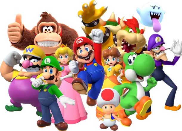 super mario personagens 40 anos