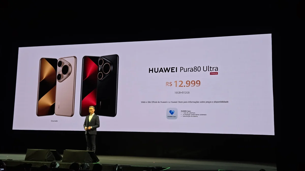 Huawei apresenta nova linha Pura e relógios inteligentes no Brasil; Cauã Reymond participa do lançamento 2 Andy Fang CEO da Huawei devices Brasil