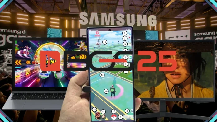 Samsung na Brasil Game Show 2025 com diversas novidades