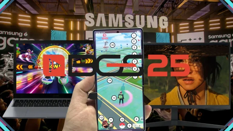 Samsung na Brasil Game Show 2025 com jogos, brindes e tecnologia