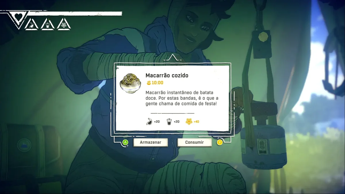 Prévia da demo de Cairn, novo jogo dos devs de Furi e Haven 6 cairn barraca comida jogo imagem 007