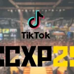 Lounge Creators by TikTok na CCXP25 com influenciadores produzindo conteúdo de cultura pop