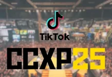 Lounge Creators by TikTok na CCXP25 com influenciadores produzindo conteúdo de cultura pop