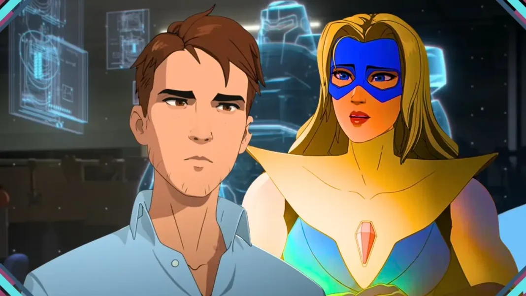 Robert Robertson como Mecha Man e Luminar no sucesso Dispatch da AdHoc Studio ex-Telltale Game