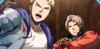A imagem exibe Billy Lee e Jimmy Lee em cena de abertura do jogo Double Dragon Revive