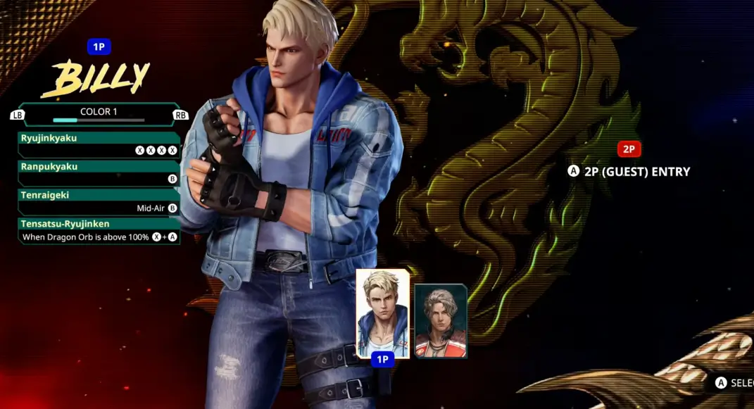 Jogo Double Dragon Revive: requisitos do retorno do clássico 2 double dragon revie personagem billy lee imagem 001