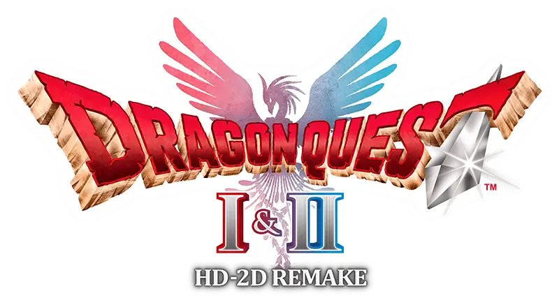 dragon quest i e ii 2d hd remake logotipo