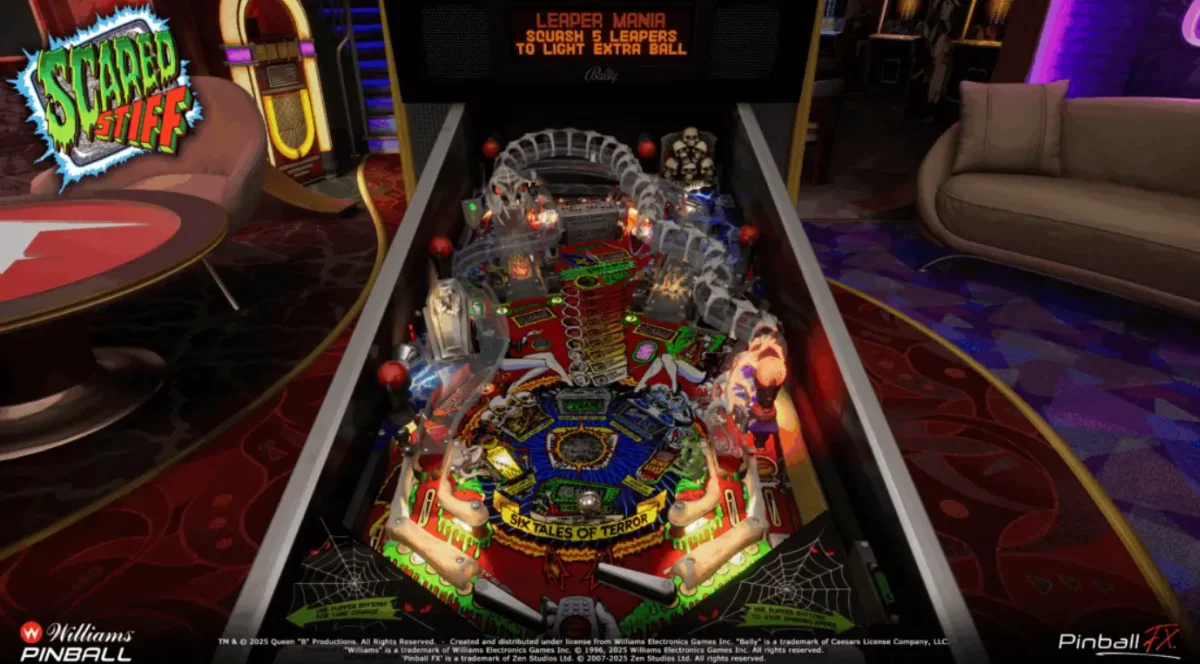 Zen Studios lança DLCs de Elvira no Pinball FX 1 elvira pinball party monsters 001