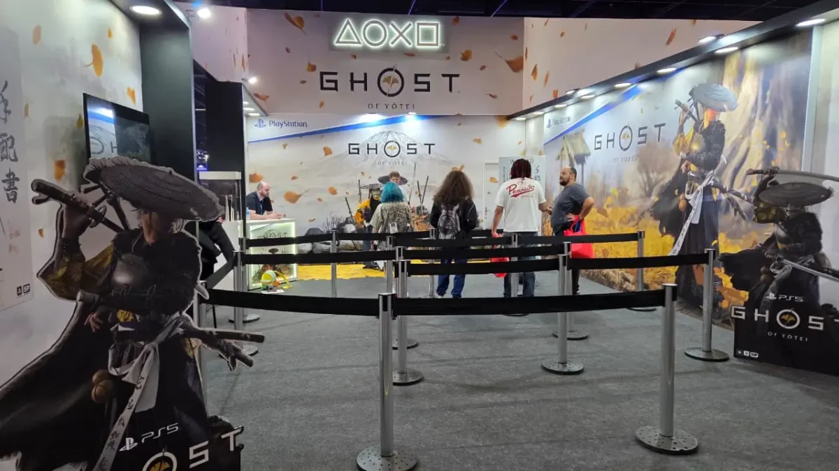 Como é o ar da nova Brasil Game Show em uma nova fase 3 Estande do jogo da Sucker Punch na BGS 2025 — Créditos: Rodrigo Fernandes