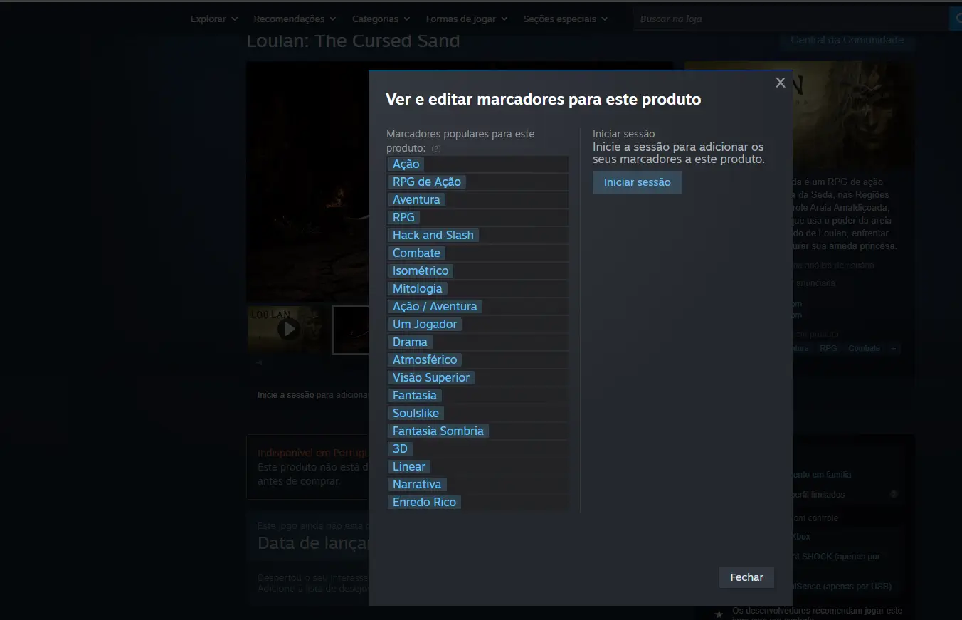 Loulan: The Cursed Sand vai substituir God of War? 4 Imagem oficial na plataforma Steam