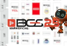 Brasil Game Show – Confira o Mapa da BGS 2025 Visão geral do mapa oficial da Brasil Game Show 2025 com áreas de games, arenas e convidados
