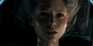 Grace Ashcroft, protagonista de Resident Evil Requiem, aparece armada em um ambiente sombrio, simbolizando a nova geração da franquia de survival horror da Capcom. Saiba se vale sua pré-venda