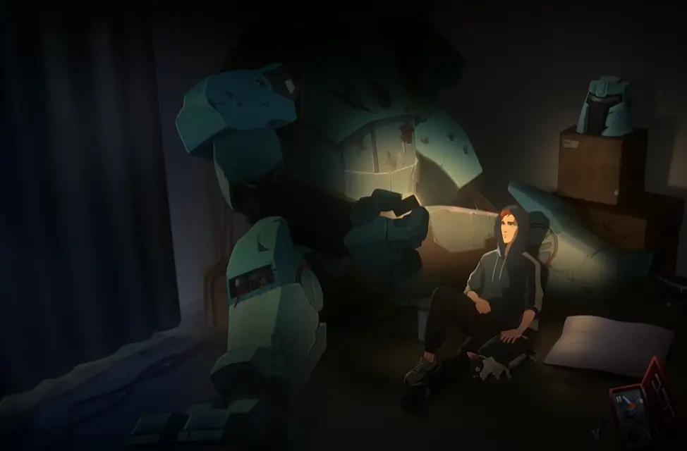 Primeiras Impressões — Dispatch episódios 1 e 2 1 robert com mecha man destruido dispatch imagem 004