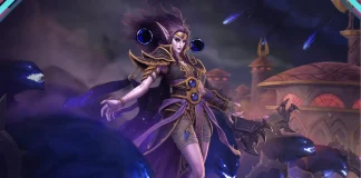 Arte oficial de World of Warcraft: Midnight destacando o novo teste beta e o clima sombrio da expansão.