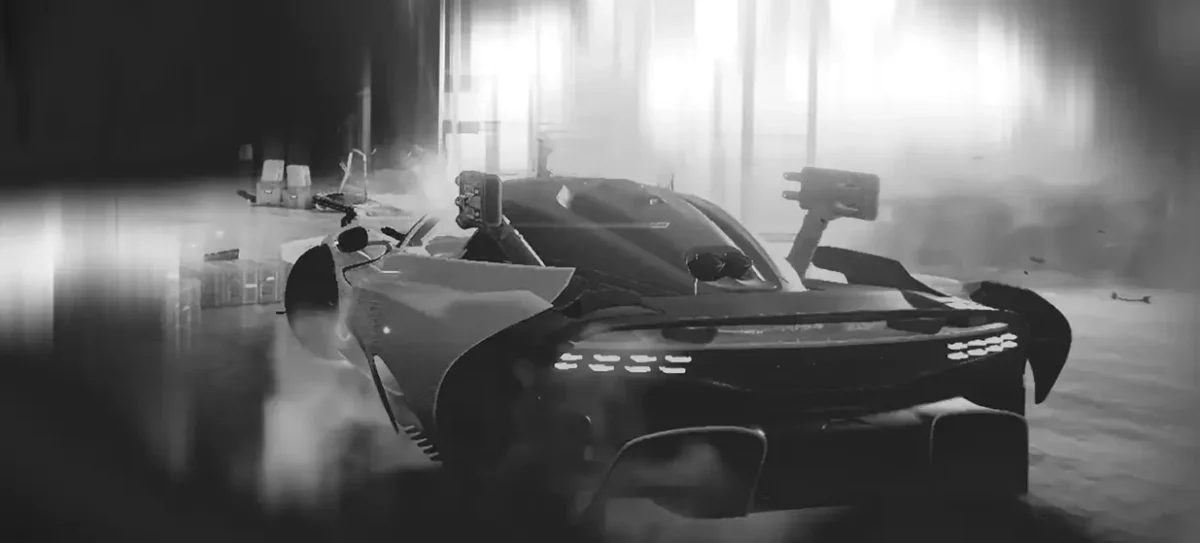 Torreta Q-Type do Aston Martin Valhalla disparando com alta cadência em 007 First Light.