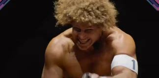 Participante se concentra antes da prova em A Batalha dos 100: Ásia, reality show da Netflix.