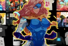 Adhoc expande universo de Dispatch com loja oficial Loja oficial de Dispatch com produtos dos personagens do jogo, incluindo canecas, camisetas, moletons e pôsteres em destaque.