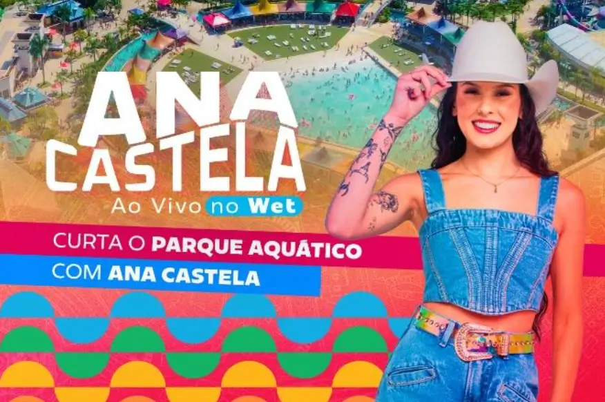 Ana Castela volta ao palco do Wet’n Wild com show especial no próximo domingo 1 ana castela wet n wild show novembro 2025