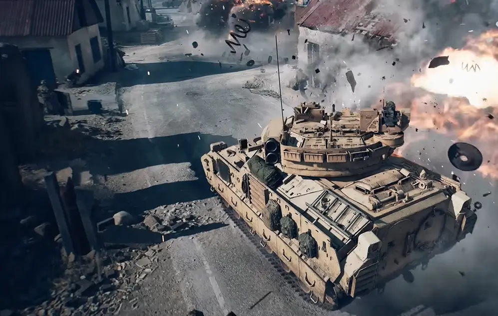 Battlefield 6 oferece teste gratuito para todos os usuários 1 Tanque de Battlefield 6 em ação nos mapas eletrizantes do jogo