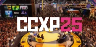 Logo oficial da CCXP25, a Comic Con Experience 2025, que acontece em São Paulo. A imagem ilustra a análise completa sobre se vale a pena participar do maior evento geek do Brasil e um dos maiores do mundo.
