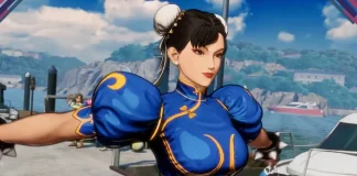 Chun-Li exibe seu traje clássico no crossover entre Street Fighter e Fatal Fury: City of the Wolves.
